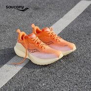 SAUCONY索康尼MARSHAL率途穩(wěn)定支撐跑鞋 男女戶外通勤休閑健身透氣慢跑鞋 S28225-6-白橙-男款 35.5 鞋碼偏小,請(qǐng)買(mǎi)大半碼
