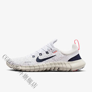 耐克（NIKE）Free Run 5.0 赤足系列 公路跑鞋 輕便透氣男子運動跑步 cz1884-103 白色 42.5