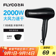 飛科（FLYCO）電吹風(fēng)機家用便攜冷熱風(fēng)護發(fā)速干吹風(fēng)筒2000w大功率FH6231
