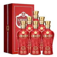 五糧液珍品濃香型白酒500ml禮盒裝收藏自飲賀禮佳品 42度 500mL 6瓶 五糧國賓酒尊品