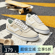 波尼PONY1972 戶外運(yùn)動(dòng)舒適耐磨滑板鞋Skate男女低幫休閑帆布運(yùn)動(dòng)鞋 231U1SK03BE 米色 41