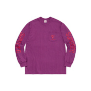 SupremeWeek 9  x SOUTH2 WEST8 LS Pocket Tee 聯(lián)名款 美式潮流圓領口袋 紫色 XL