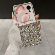 DJYUEDONG榮耀MagicVFlip2手機殼flip2翻蓋折疊屏高檔水鉆防摔殼奢華保護套 奢華滿(mǎn)鉆白色 小米MixFlip