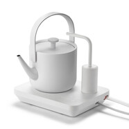 小提中式提梁燒水壺家用電熱水壺便攜式茶壺迷你多功能電煮壺隨身帶酒店旅行節(jié)日送禮茶室專業(yè)茶水壺 0.6L 白色 第二代升級 自動上水款