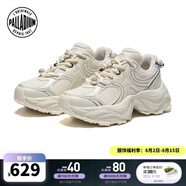 帕拉?。≒ALLADIUM）珍珠老爹鞋花瓣鞋休閑鞋復古時(shí)尚潮流女鞋子94547 白/白/灰 37