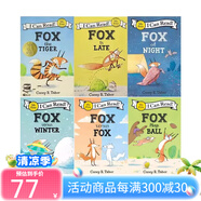 英文原版 My First I Can Read 6冊合售 Fox Is Late/The Tiger/At Night /Fox versus Winter 入門級兒童分級讀物英語繪本