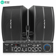 索愛(ài)（soaiy） 家庭影院KTV音響套裝10英寸家用商用會(huì )議舞蹈室設備卡拉ok藍牙功放 10英寸音響套裝+單有線(xiàn)話(huà)筒