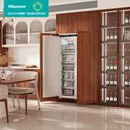 海信（Hisense）【隱藏櫥柜】全嵌入式內(nèi)嵌對(duì)開門寬幅變溫變頻冰箱超薄隱藏式無(wú)霜全冷藏全冷凍雙開門 BD-237WEPA單冷凍