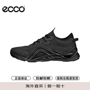 愛步（ECCO）男士休閑運(yùn)動鞋 戶外網(wǎng)面透氣跑鞋825624 51052黑色  41