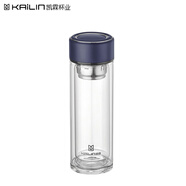 凱霖雙層玻璃杯隔熱防燙泡茶杯雙層玻璃杯0379 300ml