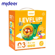 彌鹿（MiDeer）進(jìn)階拼圖幼兒早教紙質(zhì)拼圖3-4歲男女孩禮物3階-自由游行