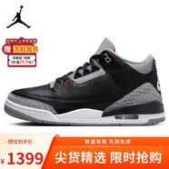 耐克NIKE緩震籃球鞋男喬丹AJ3 JORDAN 3運(yùn)動(dòng)鞋 DN3707-010黑水泥42.5