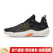 安踏（ANTA）KT校園籃球鞋新款透氣低幫訓(xùn)練實戰(zhàn)運動鞋男 黑-2 44
