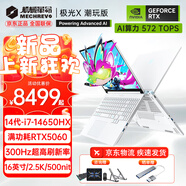 機械革命（MECHREVO）極光X 2025旗艦5060游戲本Pro版14代酷睿i7HX學(xué)生電競設(shè)計筆記本電腦 潮i7-14650HX/5060/白 32G-2T