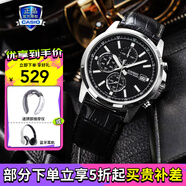 卡西歐（CASIO）男表商務(wù)休閑簡約指針防水鋼帶表男士手表送男友禮物 MTH-5001L-1APR