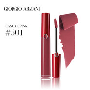 阿瑪尼（ARMANI）香薰套裝禮盒405唇釉摯愛(ài)啞光口紅七夕情人節(jié)/生日禮物 送女友 阿瑪尼紅管唇釉#501玫瑰豆沙