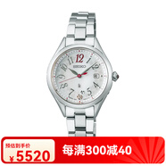 卡西歐（CASIO） 日本 Lukia鑲鉆指針鈦合金太陽(yáng)能電波女表SSQW091/92/94 日本直郵SSQW091