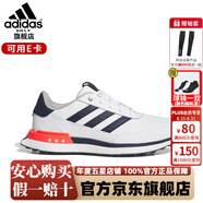 阿迪達(dá)斯 （adidas）高爾夫球鞋男士25新款時(shí)尚輕便透氣輕量緩震B(yǎng)OA系帶GOLF運(yùn)動(dòng)男鞋 IH8523 白色/灰色/黑色/紅色 39 （UK6.5）