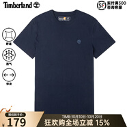Timberland添柏嵐短袖男半袖夏季戶外運(yùn)動(dòng)通勤休閑修身打底衫純棉t恤男A2EKJ 寶藍(lán)色 建議拍大一碼/A2EKJZ02 L (180)