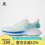KELME/卡爾美 休閑運(yùn)動(dòng)跑鞋男鞋春秋新款緩震專業(yè)訓(xùn)練健身低幫跑步鞋女 白/綠 40