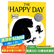 快樂(lè)的一天英文原版繪本 The Happy Day 黑白繪本里的春天凱迪克銀獎(jiǎng)露絲.克勞斯Ruth Krauss兒童英語(yǔ)啟蒙平裝大開