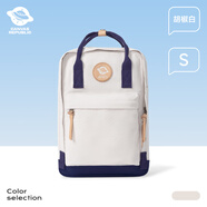 CAN COOLcanvasrepublic雙肩包女包電腦包旅行背包學(xué)生書(shū)包 胡椒白_S