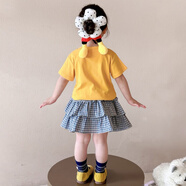 奧特曼品牌童裝女童米奇短袖套裝兒童夏季衣服褲子兩件套三歲寶寶中小童 套裝加發(fā)飾 110 cm