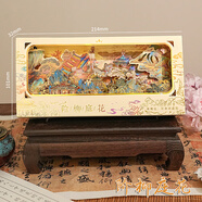 子亦國風(fēng)燈光書(shū)簽禮盒套裝中國風(fēng)復古金屬紀念品高顏值年會(huì )送男女生教師節禮物階柳庭花SQ85-02