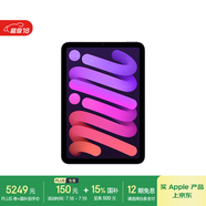Apple/蘋果 iPad mini (A17 Pro) 8.3英寸 平板電腦(512G WLAN版/mini7/MYH33CH/A)紫色
