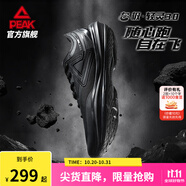 匹克態(tài)極輕靈3籃球鞋秋季新品實戰(zhàn)球鞋低幫運動鞋跑快靈后衛(wèi)薄底戰(zhàn)靴 全黑【黑武士】 39