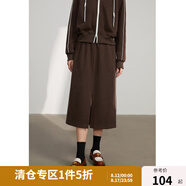 獨束大碼女裝休閑撞色衛衣套裝女秋冬新款微胖mm顯瘦搭配 半身裙 L