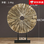橡樹(shù)莊園【新品】鹿擺件家居飾品客廳電視柜裝飾酒柜玄關(guān)辦公室輕奢現(xiàn)代裝 大圓盤(pán)擺件165044