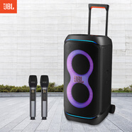 JBL IRX系列 家庭KTV有源音響 戶外K歌 無線藍(lán)牙大功率廣場舞便攜音響 樂隊(duì)舞臺(tái)演出音箱 PartyBox320+話筒2只