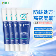 獅王酵素牙膏經(jīng)典大藍(lán)管健齒防蛀固齒含氟日本進(jìn)口清新薄荷130g*4