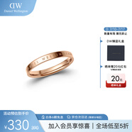 丹尼爾惠靈頓（DanielWellington）dw戒指女時(shí)尚玫瑰金對戒男女同款生日禮物送女友DW00400017