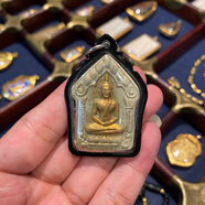 欣相度泰國佛牌 坤平 坤平佛吊墜 黑色防水外殼 金粉 款式一