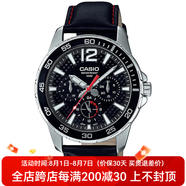 卡西歐（CASIO） Casio/卡西歐防水時尚潮流電子石英指針皮帶手表男 MTD-330系列