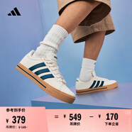 adidas DAILY 4.0復(fù)古百搭休閑帆布鞋男女阿迪達(dá)斯官方輕運(yùn)動(dòng)   白色/石綠/樹脂黃   46