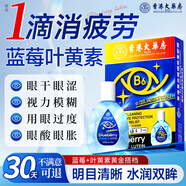 香港大藥房有限公司葉黃素滴眼液解眼疲勞眼干眼澀視力模糊熬夜玩手機(jī)
