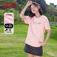 班尼路（Baleno）寬松短袖T恤女2025年夏季新款純棉學(xué)院風(fēng)爆款舒適休閑百搭款上衣