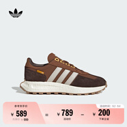 adidas RETROPY E5經(jīng)典舒適boost運動(dòng)鞋男女阿迪達斯官方三葉草 柔和棕/奇跡礬土棕 43
