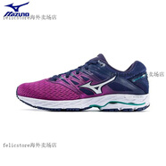 美津濃（MIZUNO）男女競速WAVE SHADOW 2 緩震回彈輕量透氣跑步鞋 J1GD183003亮紫/藍 36.5 230