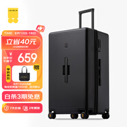 地平線8號（LEVEL8）行李箱 密碼拉桿箱女男托運旅行PC箱28英寸大容量 旅行者系列黑色