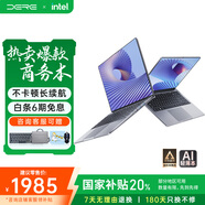 戴睿（dere）云翼系列 國(guó)家補(bǔ)貼筆記本電腦 15.6英寸高性能商務(wù)辦公旗艦輕薄本 大學(xué)生游戲娛樂(lè)手提本32G 1TB