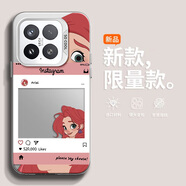 佑畫 小米15手機(jī)殼公主相框15pro時尚藝術(shù)感xiaomiCIVI4pro高級感十四全包防摔2025新款13保護(hù)套 透白-公主相框4 小米15Pro
