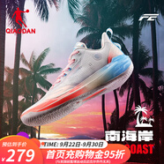 喬丹男鞋F(xiàn)E2.0實戰(zhàn)后衛(wèi)籃球鞋夏季網(wǎng)面透氣巭TURBO回彈減震科技運動鞋 元氣粉/水滴藍(鴛鴦配色) 42