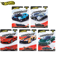 風(fēng)火輪（HOT WHEELS）風(fēng)火輪汽車文化鐵底膠胎速度與激情系列超級(jí)跑車花園大道玩具車模 新款歐洲速度法拉利文化5輛一套