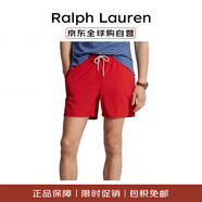 拉夫勞倫（Ralph Lauren）夏季新品秋運動(dòng)潮流休閑運動(dòng)游泳短褲 005紅色 L