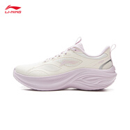 李寧（LI-NING）凌波v2丨休閑慢跑鞋女鞋2025新款舒適透氣簡(jiǎn)約低幫運(yùn)動(dòng)鞋ARSV104 云霧白-1 36