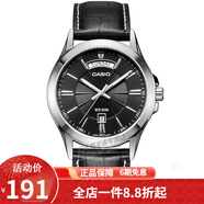 卡西歐（CASIO） 卡西歐(CASIO)手表男士 簡(jiǎn)約商務(wù)男式石英表 MTP-1381L-1A